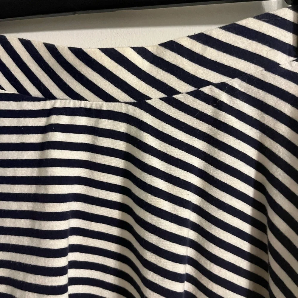 Striped Navy and White Women's Skirt